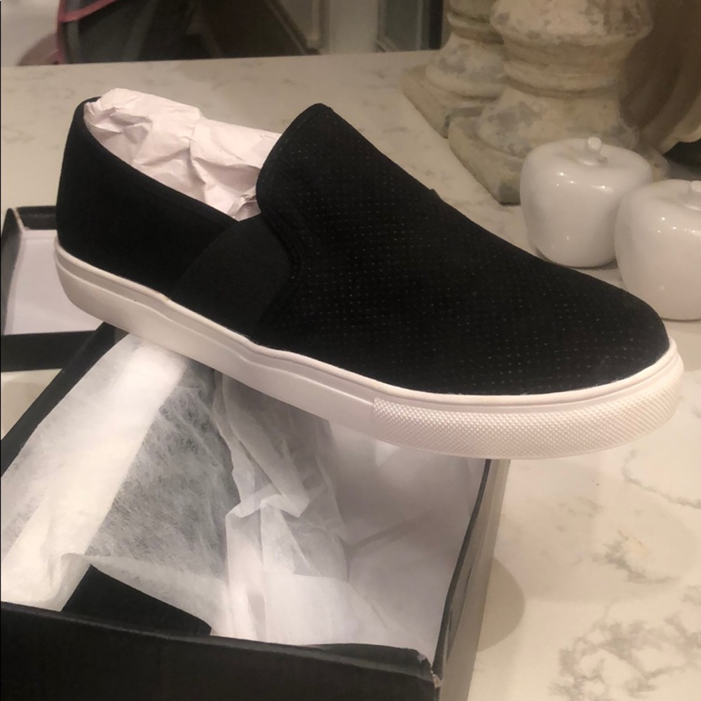 Black sued shoes
